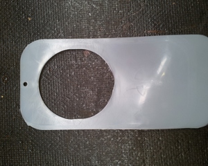 Strap for outlet Ø90